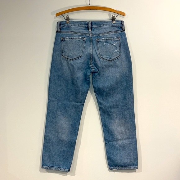 KANCAN Women’s 7/27 Estilo Jeans Distressed Patch Embroidered DIY Denim Ankle - Picture 8 of 9